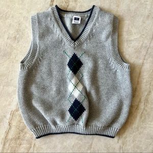 Janie and Jack Boys Argyle Sweater Vest